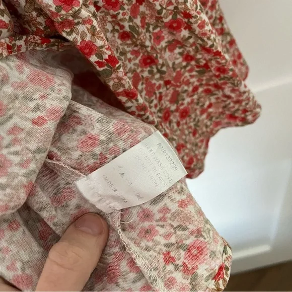 Tuckernuck Red Floral Long Sleeve Dress - Picture 5 of 6